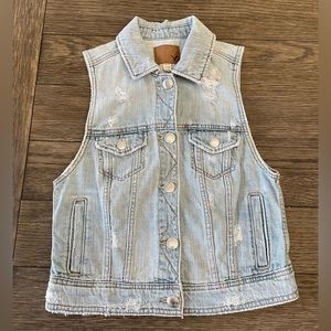 American Eagle Denim Vest